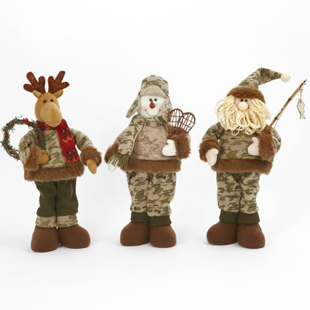 Rustic Snowman - Rustic Holiday Plush Camo 18