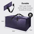 thumbnail image 2 of Bolsas de mudanza VELVETSURE Heavy Duty extra grandes con correas azules, 2 of 7