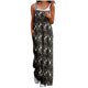 thumbnail image 1 of Trajes de Mujer Casual Suelto Impreso sin Mangas Correa Trasera, Cuello en V con Bolsillos para el Verano Y el Uso Diario, 1 of 6