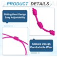 thumbnail image 3 of 10 Pcs Adjustable Cord Bracelet String, 7 Knot Good Luck Handmade Braided String Protection for Women DIY Wrist Jewelry Making, 13-26cm Long, 3 of 5