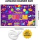 thumbnail image 4 of Pancarta de Avezano Happy Purim, telón de fondo tradicional judío para fiesta de Purim, decoración para carnaval judío, festival de Purim, decoración para interiores y exteriores, 70,8 x, 4 of 8