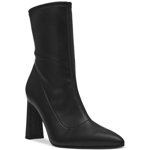 Wild Pair Neptunne Dress Booties Black Smooth 6M