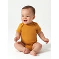thumbnail image 3 of Modern Moments by Gerber Baby Girl Short Sleeve Onesies Bodysuit, (Newborn - 12 Months), 3 of 7