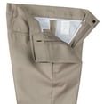 thumbnail image 3 of Spring Notion Boys' Flat Front Dress Pants Tan, 3 of 5