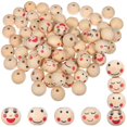 thumbnail image 2 of 120 Pcs Wooden Beads Smile Beads Macrame Beads Wooden Beads For Crafting Spacer Beads Wooden Beads Decor, 2 of 3