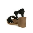 thumbnail image 5 of Lhasa Real Suede Leather Clog Sandals, 5 of 10