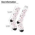 thumbnail image 2 of Sikiie Valentine's Day gnomes Knee Socks, High Socks Long Stretchy Sock Women Knee High Stocking, Long Socks for Women, 2 of 6