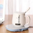 thumbnail image 2 of Tazas de café con energía USB, ador de leche, té, bebida, taza, Almohadil calefactora Sunnimix taza de almohadilla térmica, 2 of 8