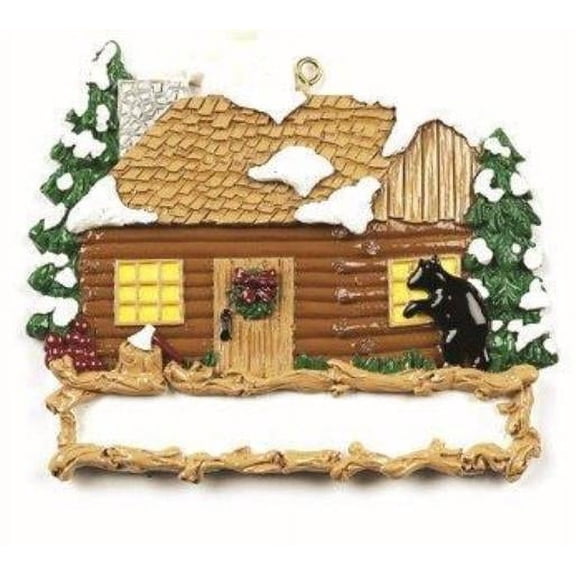 Log Cabin Ornament