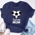 thumbnail image 2 of EcoLoom Soccer Mum Soccer Player Mum Short Sleeve Unisex T Shirt, 2 of 6
