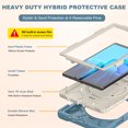 thumbnail image 6 of For Samsung Galaxy Tab A7 Lite Case 8.7 inch SM-T220/T225/T227, 360 Hand Strap, Shoulder Strap, Kickstand, Rugged Drop Protection, Cornflower Blue, 6 of 7