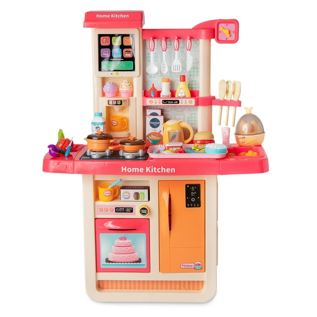 Cocina de juguete interactiva Simulation kitchen HC94 con efectos de luz sonido vapor y agua
