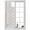 Gray, variant on Grey Daisy Flower Window Privacy Film, Farmhouse Floral Summer Country Frosted Glass Window Clings Static Cling UV Heat Blocking Reusable Door Sticker for Bathroom 23.6 x 59 Inch
