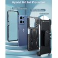 thumbnail image 3 of Funda de teléfono FNTCASE para Motorola Moto G 5G-2025 con soporte, 3 of 9