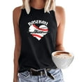 thumbnail image 1 of EQWLJWE Femmes Sans Manches Tops Summer Réservoir Tops for Women Femmes Haut Sans Manches V-Cou Pull Veste d'Impression, 1 of 5