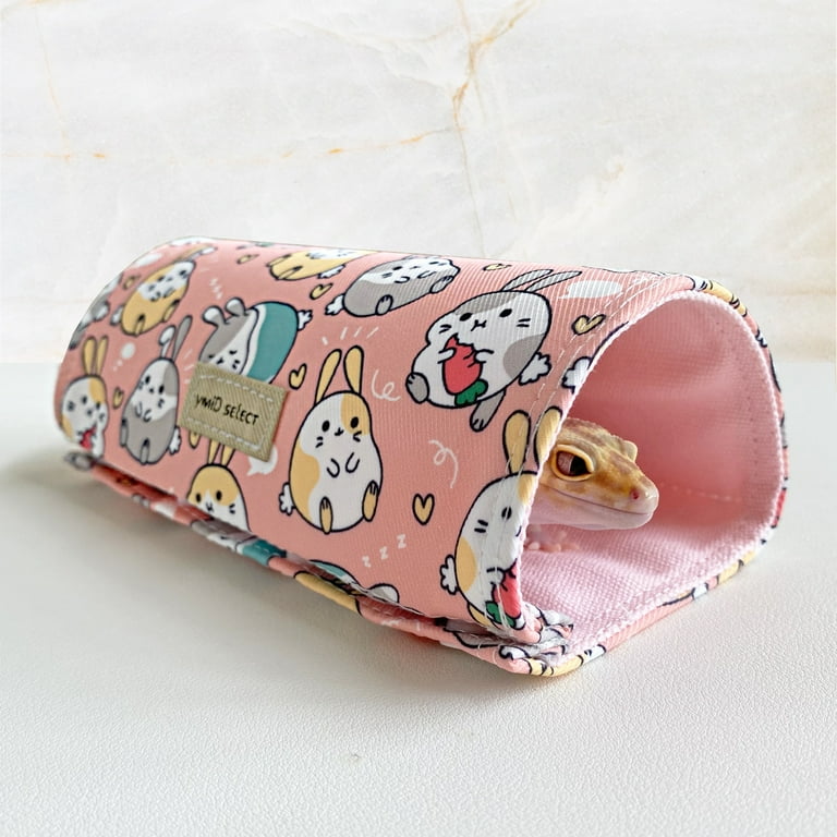 Small Reptile Gecko Hide Cave Portable Tunnel Tube for Leopard