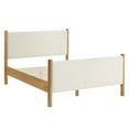 thumbnail image 6 of Modway Maven Full Size Boucle Upholstered Platform Bed in Feather Oak, 6 of 9