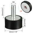 thumbnail image 2 of M8 Rubber Shock Absorber Anti Vibration Isolators 30 x 15mm Black, 2 of 4