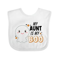 Inktastic My Aunt is My Boo with Cute Ghost Boys or Girls Baby Bib