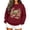 Brick Red, variant on Womens Crewneck Sweatshirts Sea Turtle Casual Long Sleeve Print Sweatshirt Pullover Casual Fall Top