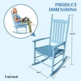 thumbnail image 2 of EBQOSK Children's rocking chair- Indoor or Outdoor -Suitable for kids-Durable Blue, 2 of 7