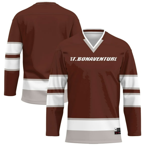 Men's GameDay Greats Brown St. Bonaventure Bonnies Hockey Jersey