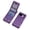 Purple, variant on ELEHOLD PU Leather Magnetic Button Closure Credit Card Holder Slots Stand Function Wallet Shock-Absorbent Shockproof Phone Case for Google Pixel 10A, Purple