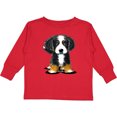 thumbnail image 3 of Inktastic Bernese Mountain Dog Boys or Girls Long Sleeve Toddler T-Shirt, 3 of 5