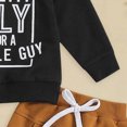 thumbnail image 7 of Toddler Baby Boy Clothes Boys Fall/Winter Round Neck Long Sleeve Elastic Waist 3T 4T 5T Everyday Outfit Set 2 Piece Kaprioy Baby Boy Clothes, 7 of 7