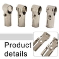 thumbnail image 2 of Set of Four T Clamps in Stainless Steel Compatible with One Inch Pipes, 2 of 5
