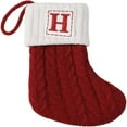 thumbnail image 2 of Calcetines navideños personalizados con iniciales | Calcetines navideños de 18 cm para toda la familia | Decoraciones festivas para chimenea y escalera, 2 of 2