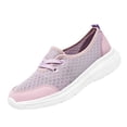 thumbnail image 3 of Domzle Slip On Sneakers Comfortable All-Day Wear, Hands Free Convenience, Womens Walking Shoes with Arch Support, Wide Toe Box Available Purple, 3 of 7