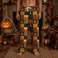 thumbnail image 2 of Gunia Big And Tall Men Halloween Lounge Pants Funny Pumpkin Graphic Drawstring Elastic Waist Comfy Pajama Pants Sleepwear Bottoms Pjs Pants ,Size S-3Xl, 2 of 8