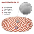 thumbnail image 3 of Majestic Pet | Chevron Round Pet Bed For Dogs, Removable Cover, Burnt Orange, Large, 3 of 6