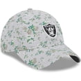 thumbnail image 3 of Women's New Era Gray Las Vegas Raiders Bouquet 9TWENTY Adjustable Hat, 3 of 6