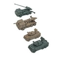 thumbnail image 1 of Kit de 4 modelos de vehículos a escala 1:144, ideal como regalo de simulación, juguetes de construcción. Estilo K, 1 of 9