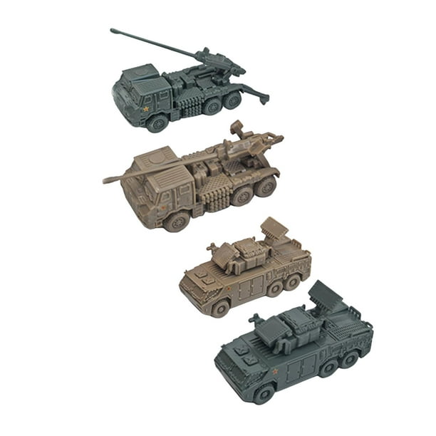 4 maquetas de vehículos a escala 1:144 para niños mayores de 14 años, ideal para armar y montar en casa. Estilo K