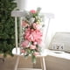 thumbnail image 4 of Christmas Wreath Upside Down Staircase Door Hanging Christmas Flocked Snow Hanging Ornament Bow Decoration, 4 of 6