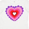 thumbnail image 4 of Inktastic Valentine's Day Heart in Purple, Pink, and Red Boys or Girls Toddler T-Shirt, 4 of 5
