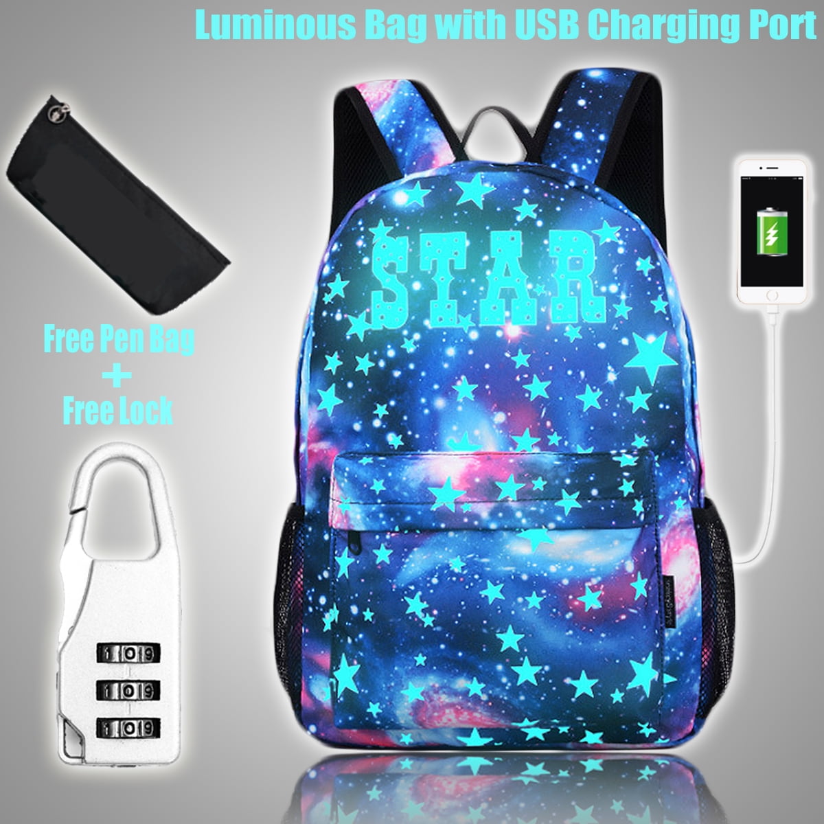 backpack glow in the dark