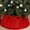 Red, variant on HonorHut Sequin Christmas Tree Collars Sparking Vintage Tree Skirt Round Tree Base Decorative Tree Stand Cover for Holiday Ornaments 15.7x23.6x7.9Inch Silver
