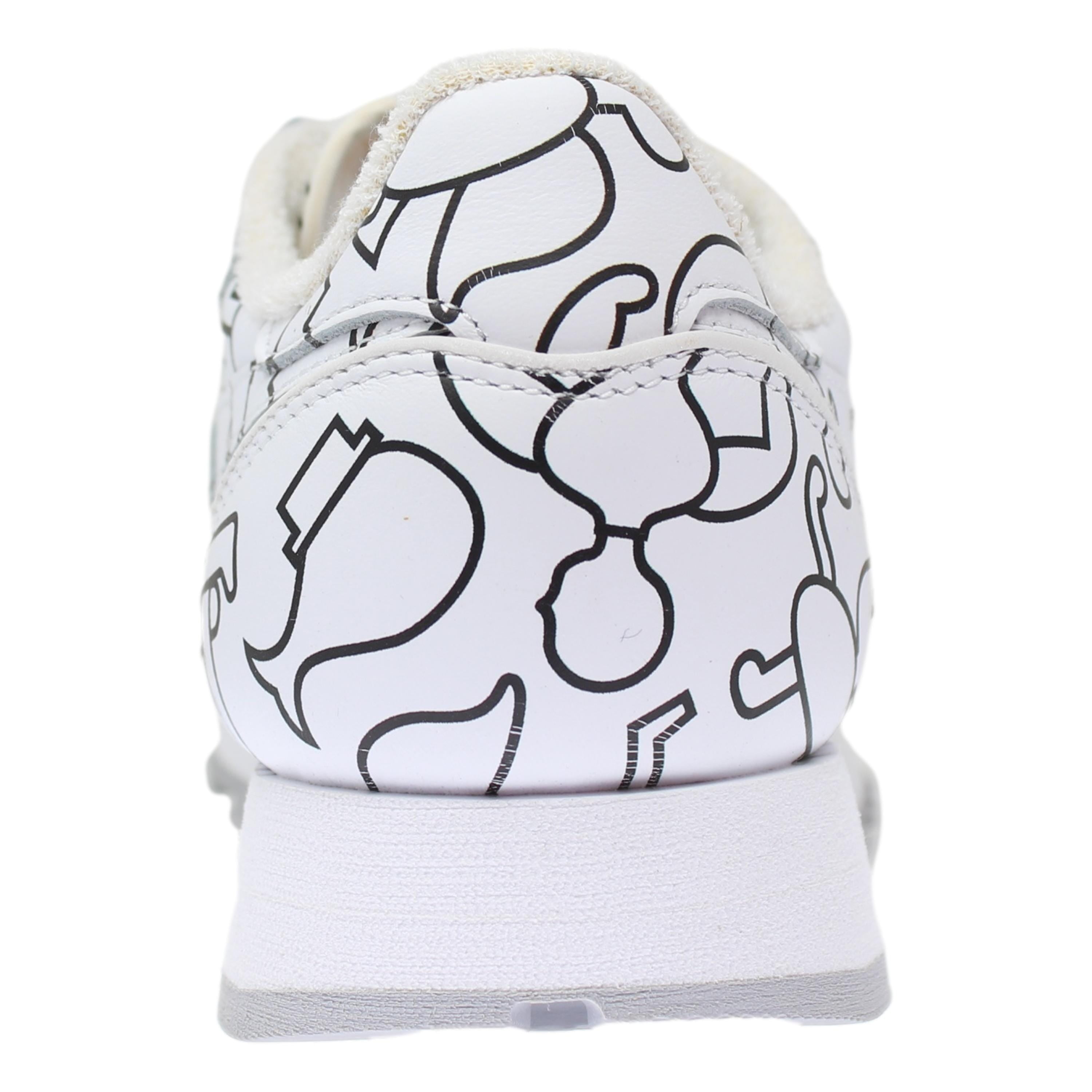 Reebok Eames Classic Leather White/Black GY6393 Men's Size 10.5
