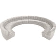 thumbnail image 5 of Meridian Furniture Limitless Cream Velvet Modular 12 Piece Sectional, 5 of 7