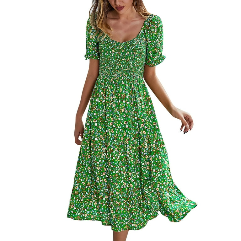 Long sleeves green midi button up linen dress women 4833 Long sleeves green midi button up linen dress women 4833