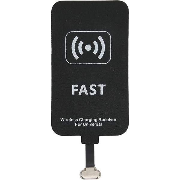 wonima44 Charger Receiver,10W Charger Charging Receiver Patch Module Chip for All USB C Interface Mobile Phones, Leather Metal Material