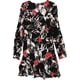 thumbnail image 2 of Mini Vestido Floral de Fiesta Bar III Negro 2, 2 of 2