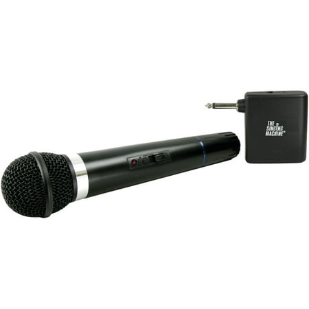 The Singing Machine SMM-107 Unidirectional Dynamic VHF Wireless Microphone With Microphone Receiver