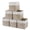 White & Beige-11"x11"x11", variant on Fabric Storage Cube White & Beige-11"x11"x11" Home Office Closet Organization