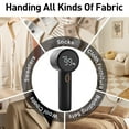 thumbnail image 4 of Fabric Shaver, Lint Remover Rechargeable 3 Speeds 6 Leaf Blades Digital LED Display Remove Pilling for Clothes, Furniture, Sweater, Couch, 4 of 7
