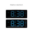 thumbnail image 5 of Digital Alarm Clock with Date and Temperature Display - Multi-Function LED Clock with Auto Daylight Saving Time - Adjustable Brightness for Bedroom, Office, or Living Room - Dual Power Blahzhy, 5 of 9